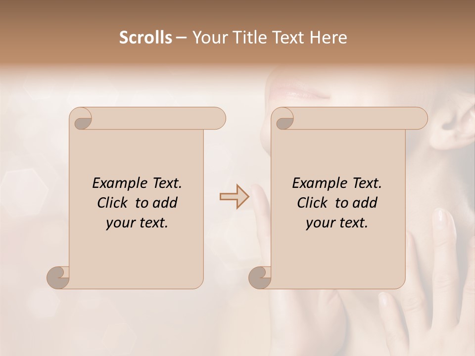 Head Care Nude PowerPoint Template