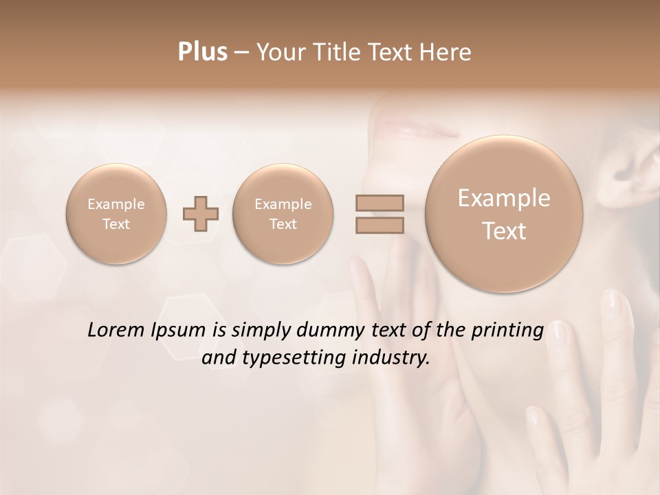 Head Care Nude PowerPoint Template