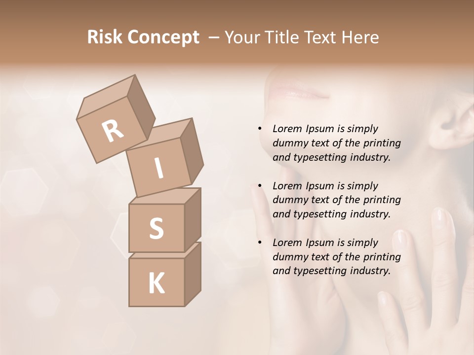 Head Care Nude PowerPoint Template