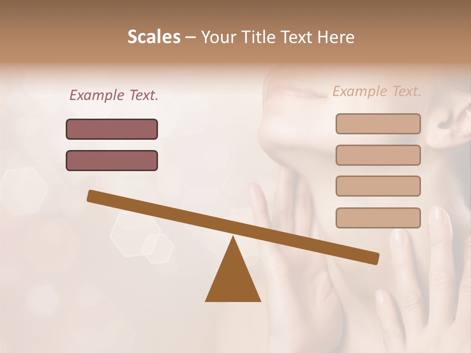 Head Care Nude PowerPoint Template