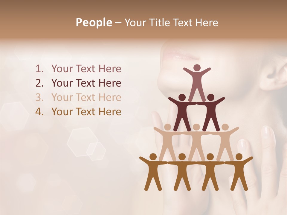 Head Care Nude PowerPoint Template