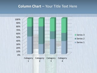 Flowing Nature Rain PowerPoint Template