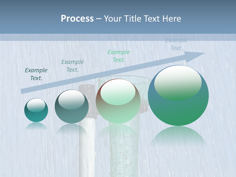 Flowing Nature Rain PowerPoint Template