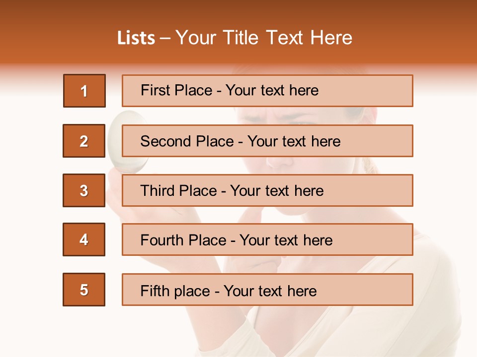 Cosmetics Illness Dejected PowerPoint Template