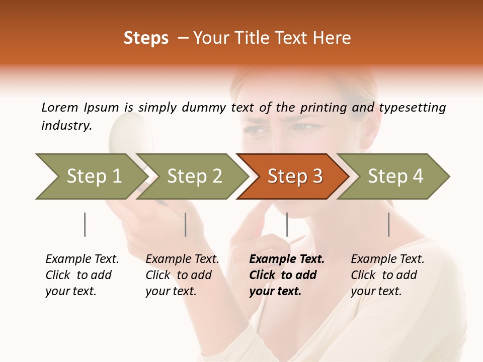 Cosmetics Illness Dejected PowerPoint Template