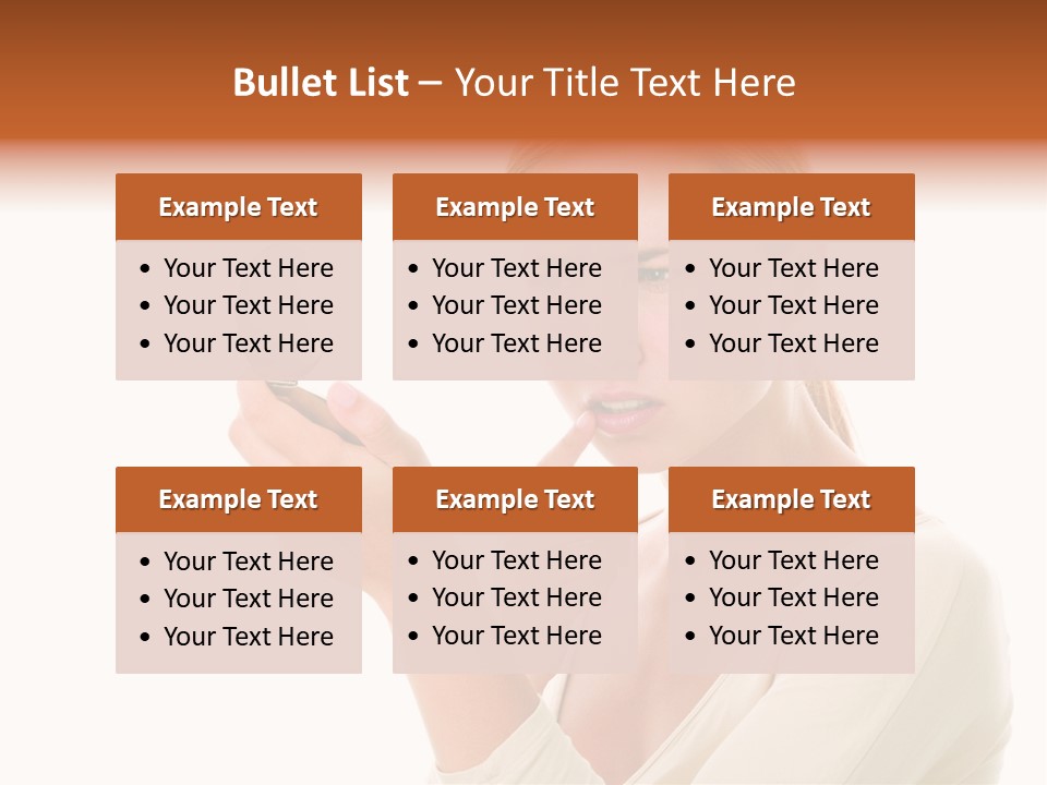 Cosmetics Illness Dejected PowerPoint Template