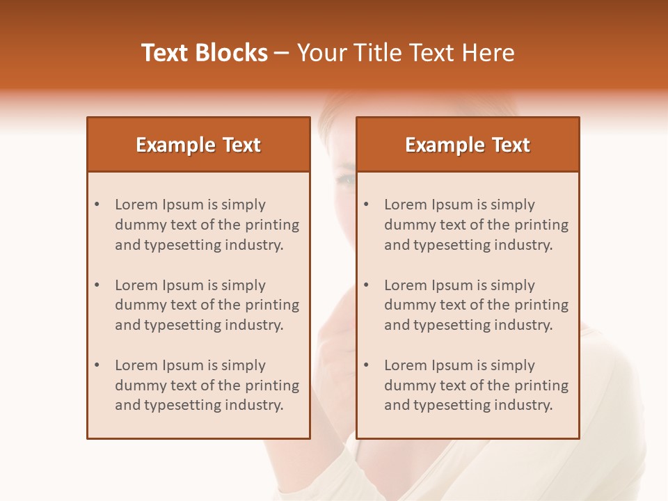 Cosmetics Illness Dejected PowerPoint Template