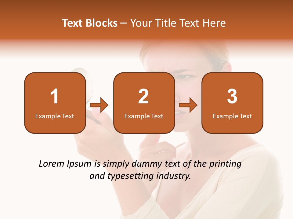 Cosmetics Illness Dejected PowerPoint Template