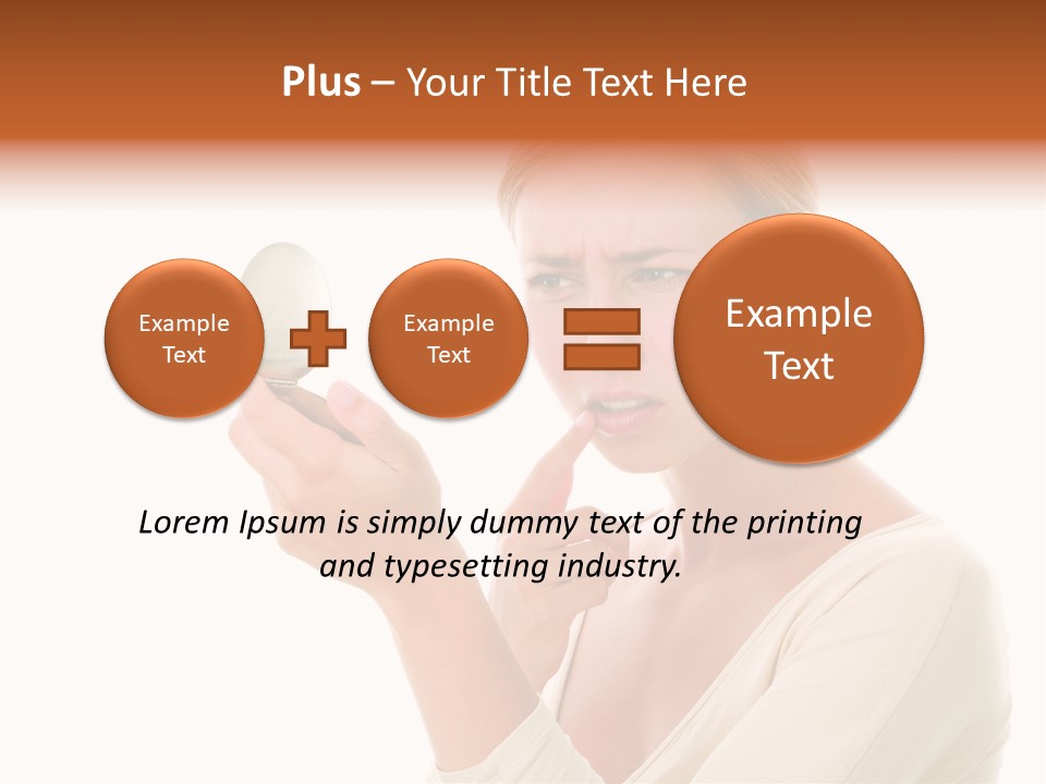Cosmetics Illness Dejected PowerPoint Template