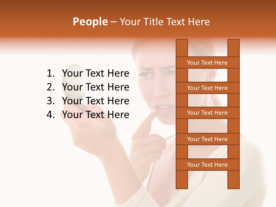 Cosmetics Illness Dejected PowerPoint Template