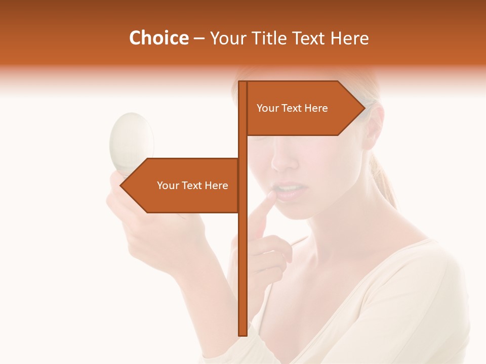 Cosmetics Illness Dejected PowerPoint Template