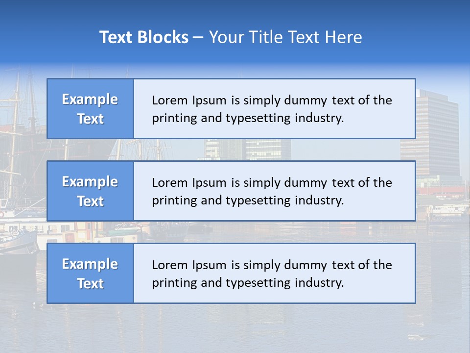 Downtown Destination Hotel PowerPoint Template