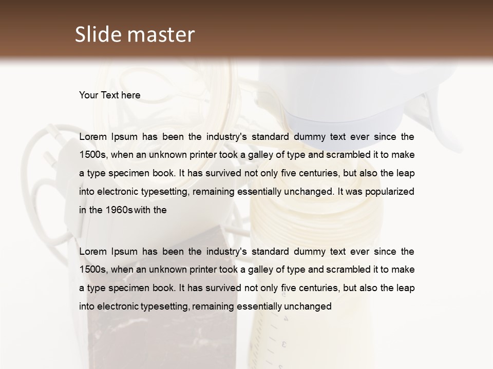 Newborn Food Marble PowerPoint Template