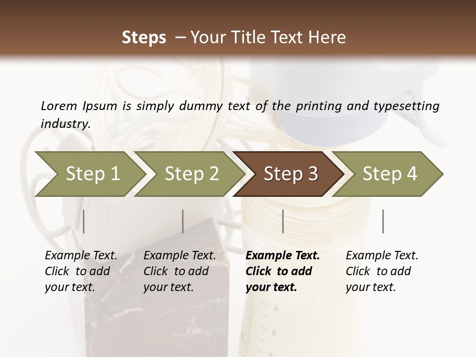 Newborn Food Marble PowerPoint Template