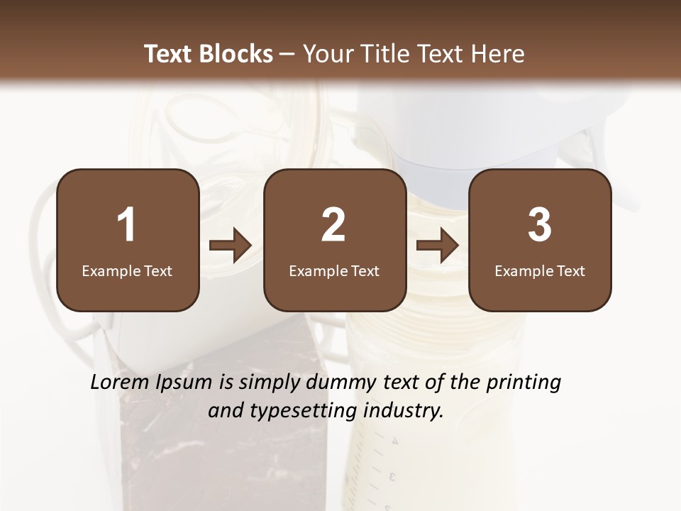 Newborn Food Marble PowerPoint Template