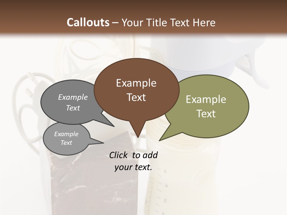 Newborn Food Marble PowerPoint Template