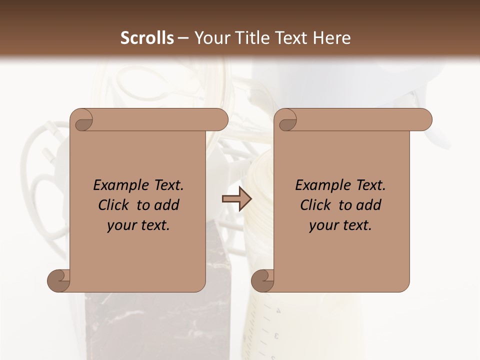 Newborn Food Marble PowerPoint Template