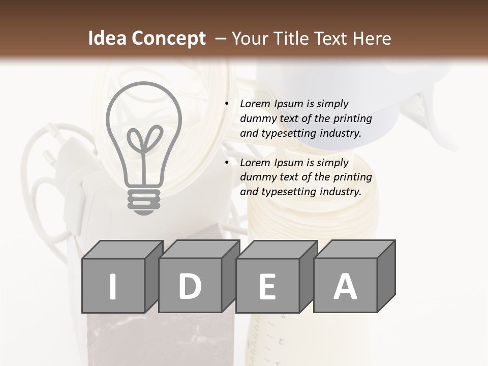 Newborn Food Marble PowerPoint Template