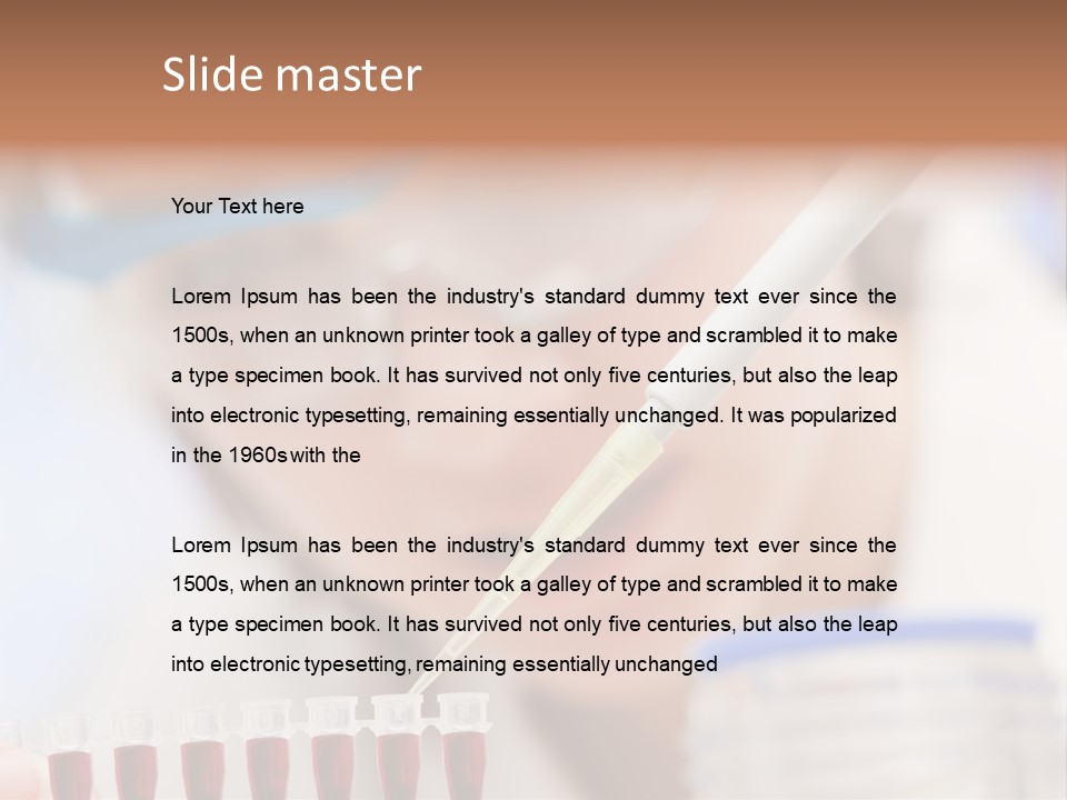 Hospital Chemist Laboratory PowerPoint Template