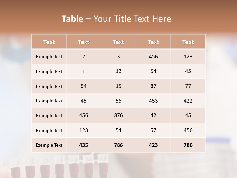 Hospital Chemist Laboratory PowerPoint Template