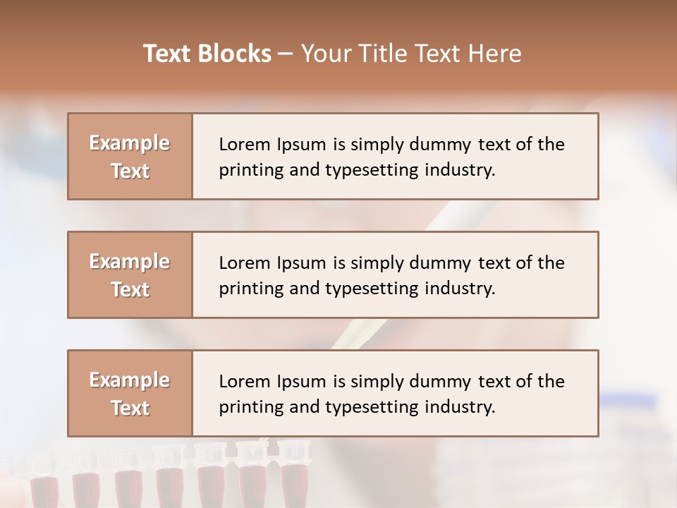 Hospital Chemist Laboratory PowerPoint Template