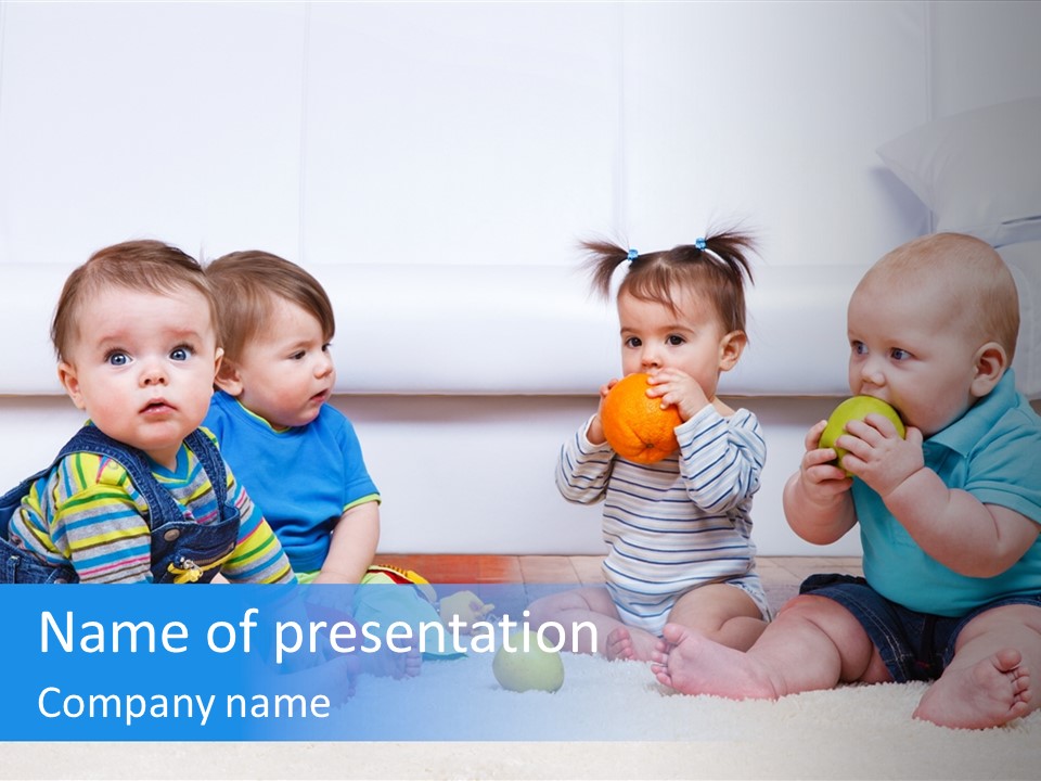 Lounge Friends Looking PowerPoint Template