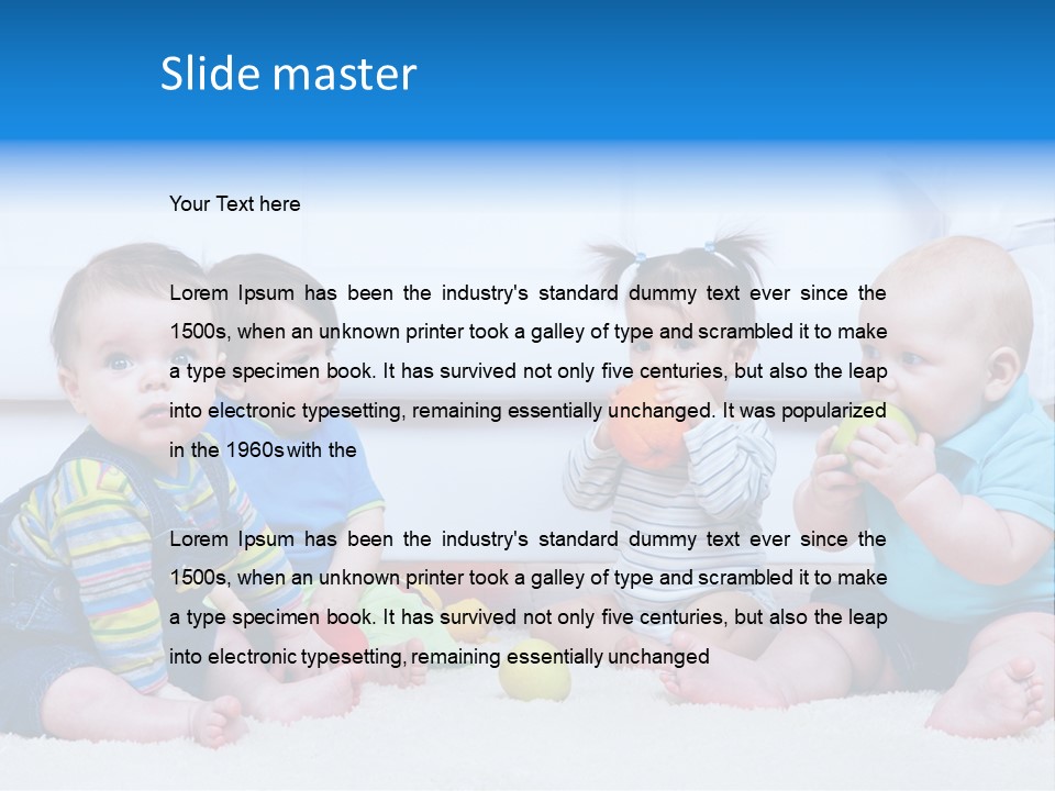 Lounge Friends Looking PowerPoint Template