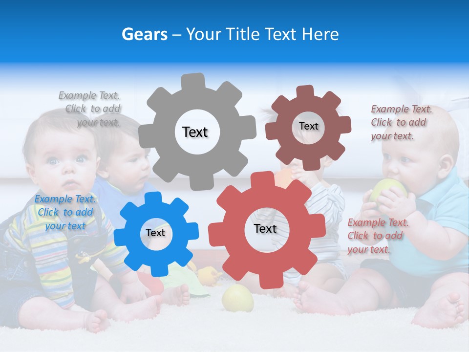 Lounge Friends Looking PowerPoint Template