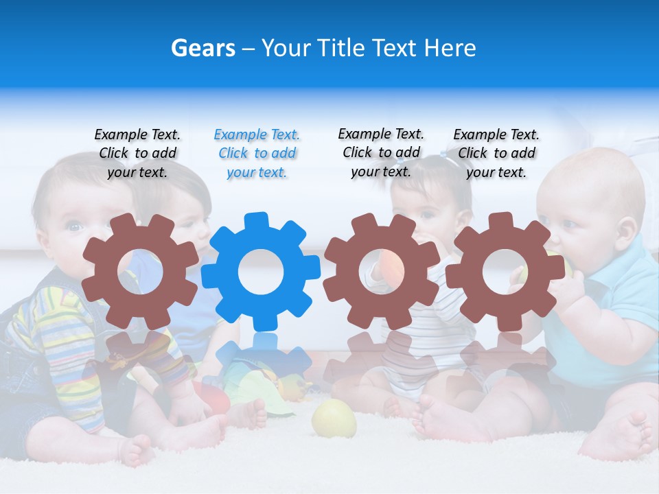 Lounge Friends Looking PowerPoint Template