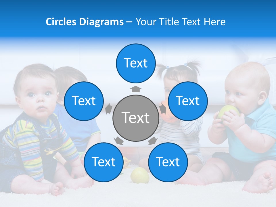 Lounge Friends Looking PowerPoint Template