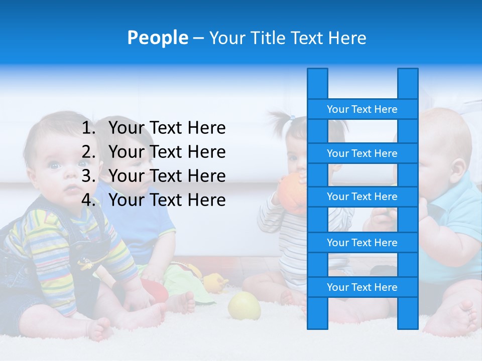 Lounge Friends Looking PowerPoint Template