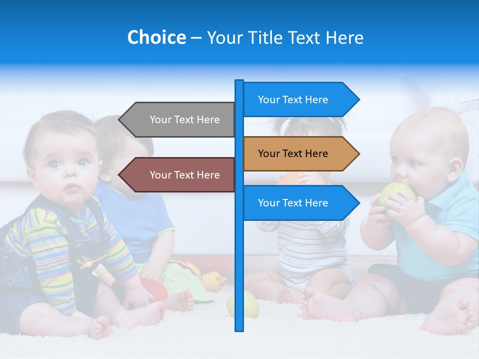 Lounge Friends Looking PowerPoint Template