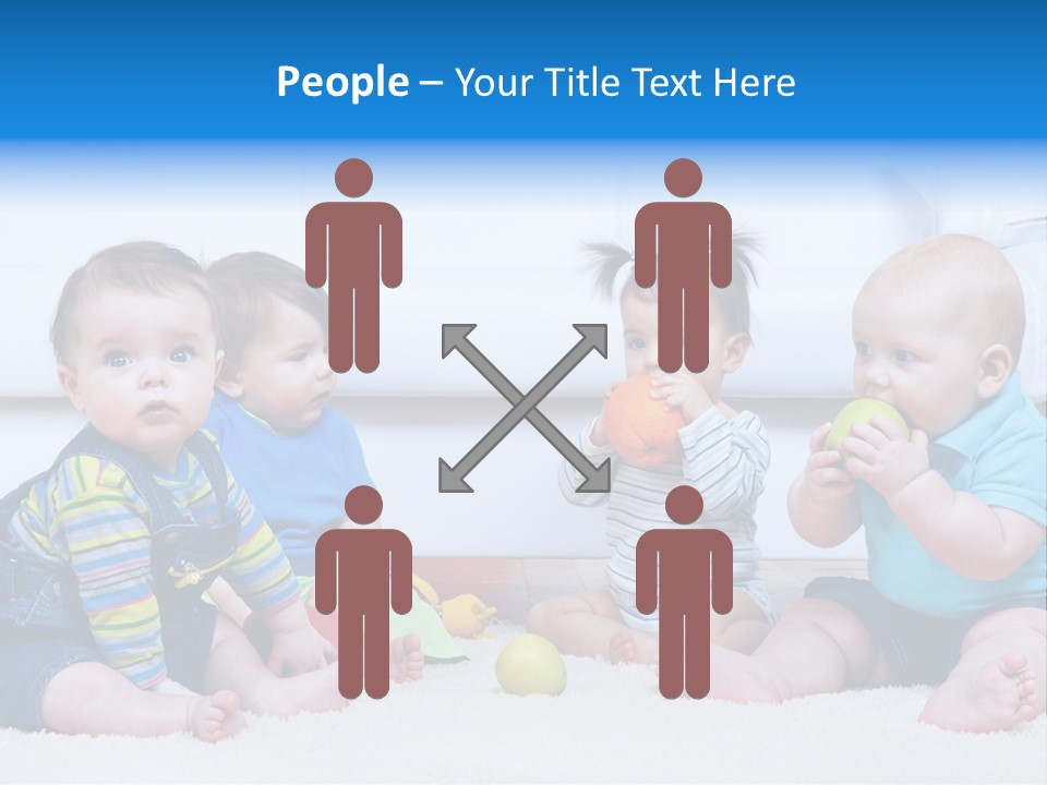 Lounge Friends Looking PowerPoint Template