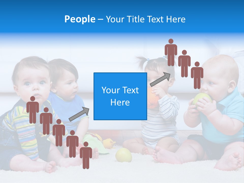 Lounge Friends Looking PowerPoint Template