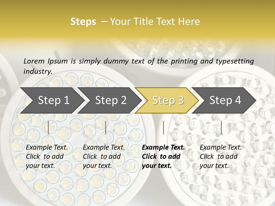 Glass Environmental Lightbulb PowerPoint Template
