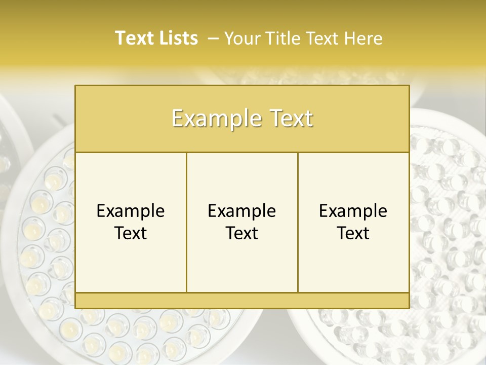 Glass Environmental Lightbulb PowerPoint Template