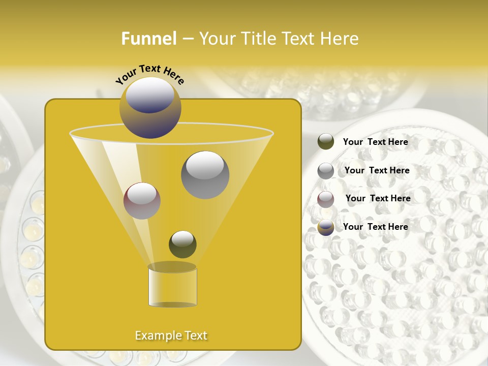 Glass Environmental Lightbulb PowerPoint Template