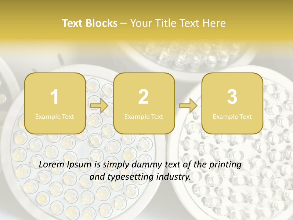 Glass Environmental Lightbulb PowerPoint Template