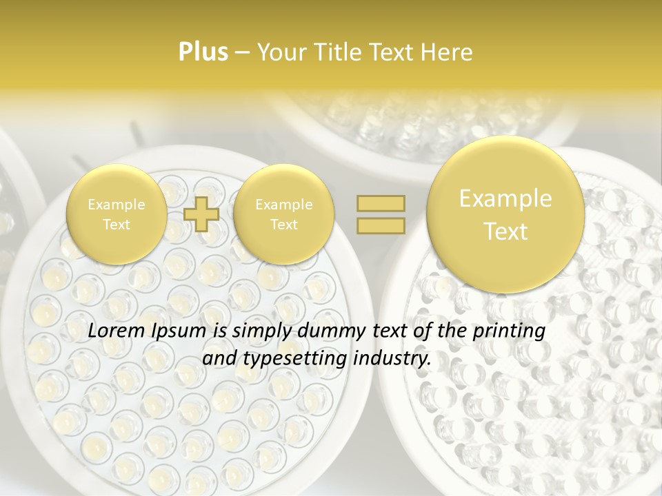 Glass Environmental Lightbulb PowerPoint Template