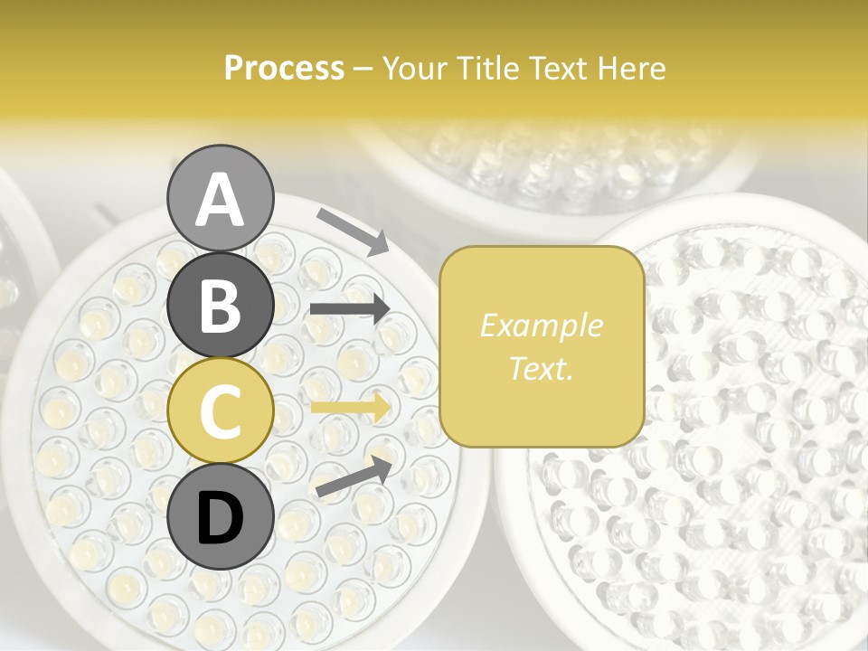 Glass Environmental Lightbulb PowerPoint Template