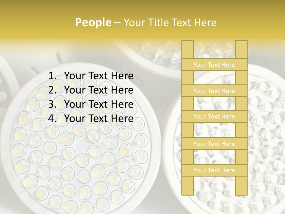 Glass Environmental Lightbulb PowerPoint Template