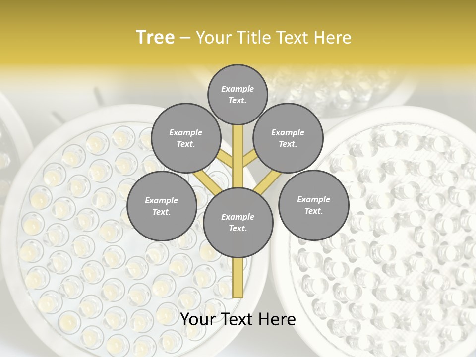 Glass Environmental Lightbulb PowerPoint Template