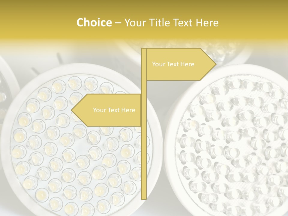 Glass Environmental Lightbulb PowerPoint Template