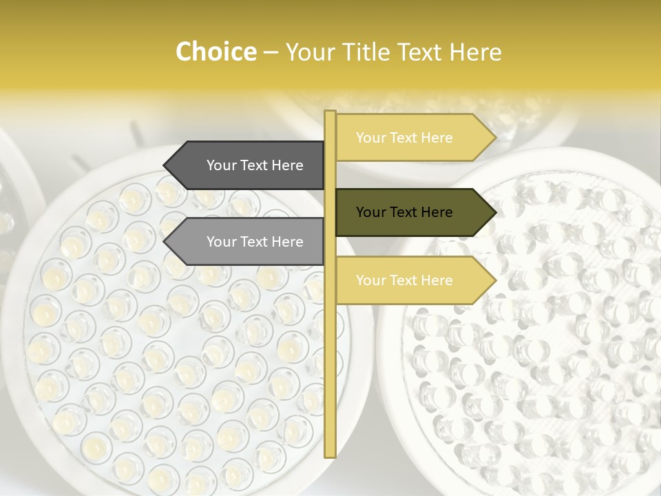 Glass Environmental Lightbulb PowerPoint Template