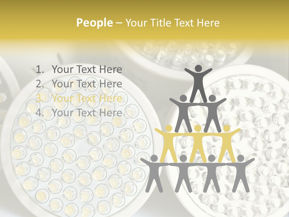 Glass Environmental Lightbulb PowerPoint Template