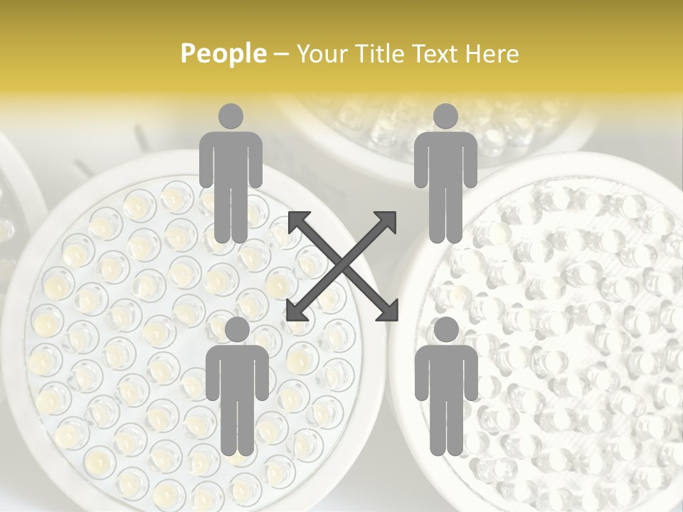 Glass Environmental Lightbulb PowerPoint Template