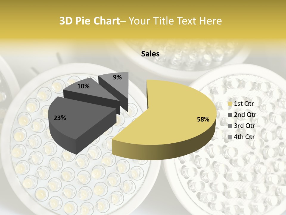 Glass Environmental Lightbulb PowerPoint Template