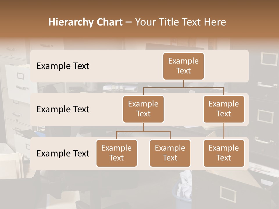Busy Computer File PowerPoint Template