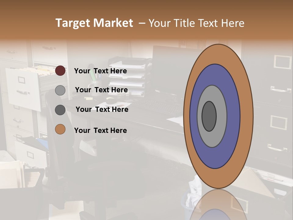 Busy Computer File PowerPoint Template