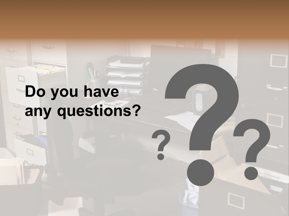 Busy Computer File PowerPoint Template